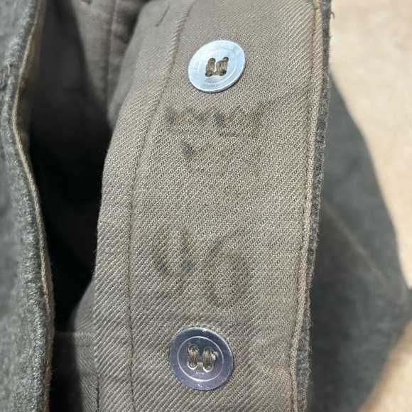 Vintage Swedish Wool C48 Winter Cargo Heavyweight Military Field Hunting Pants - Picture 4 of 14